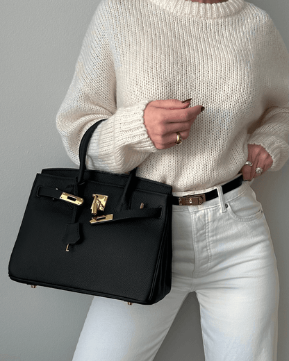 Luxe leren handtas voor dames - Valera