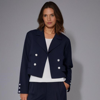 Lamera - Oversized britse blazer voor dames