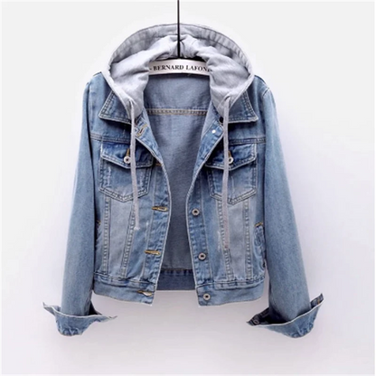 Marysa | Denim jacket met capuchon