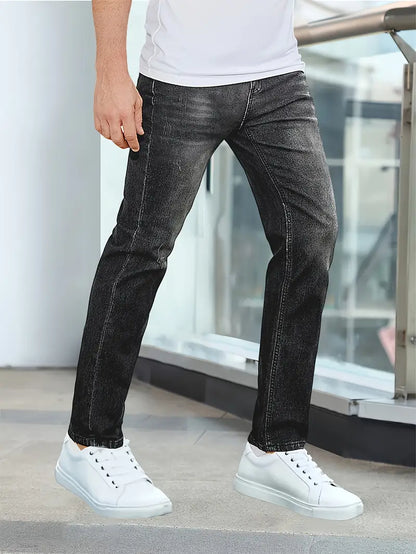 Casual Jeans met Manchet van Katoenmix - Nicolai