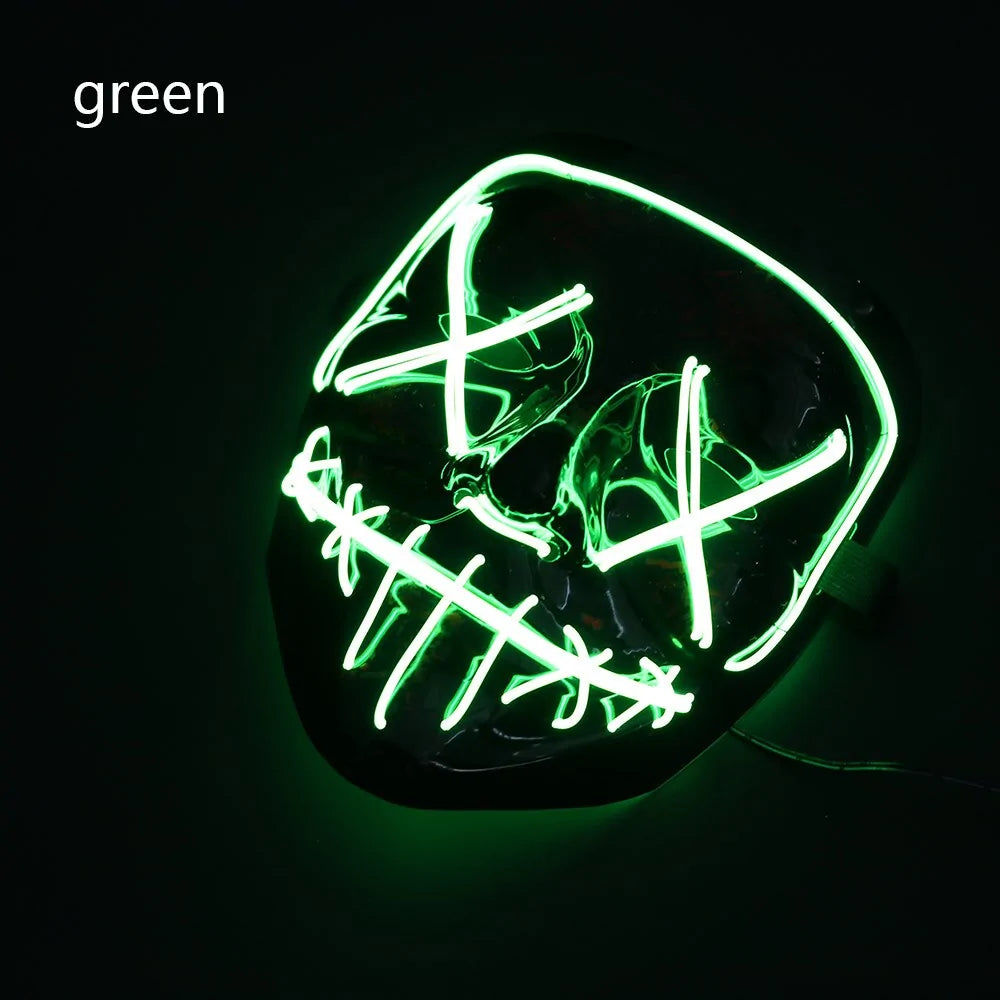 LED Halloween Masker