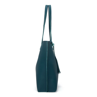 Shem - Lagune blauw leren portemonnee