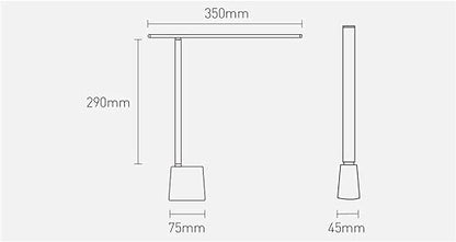 Minimalstic Nordic stijl LED bureaulamp draadloos en dimbaar