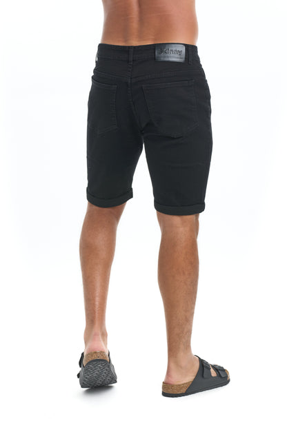 Burke - Verweerde denim shorts