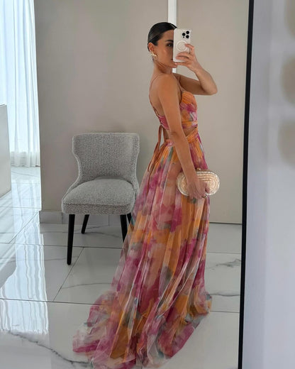 Gardenia - Maxi jurk met bloemenpatroon