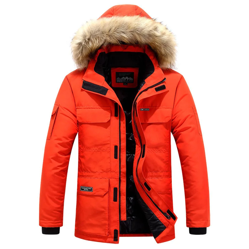 Beckett - Heren arctic shield winter parka met capuchon van imitatiebont