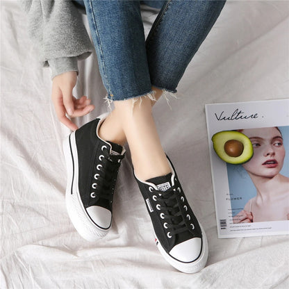Fadila - Dames platform sneakers met minimalistische zooldetails