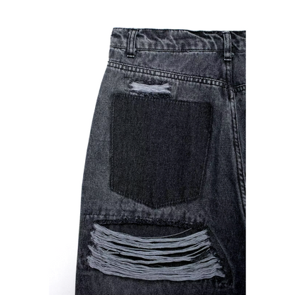 Nessa - Dames urban breeze jeans met brede pijpen