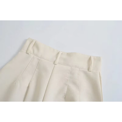 Larga - Dames casual broek beige