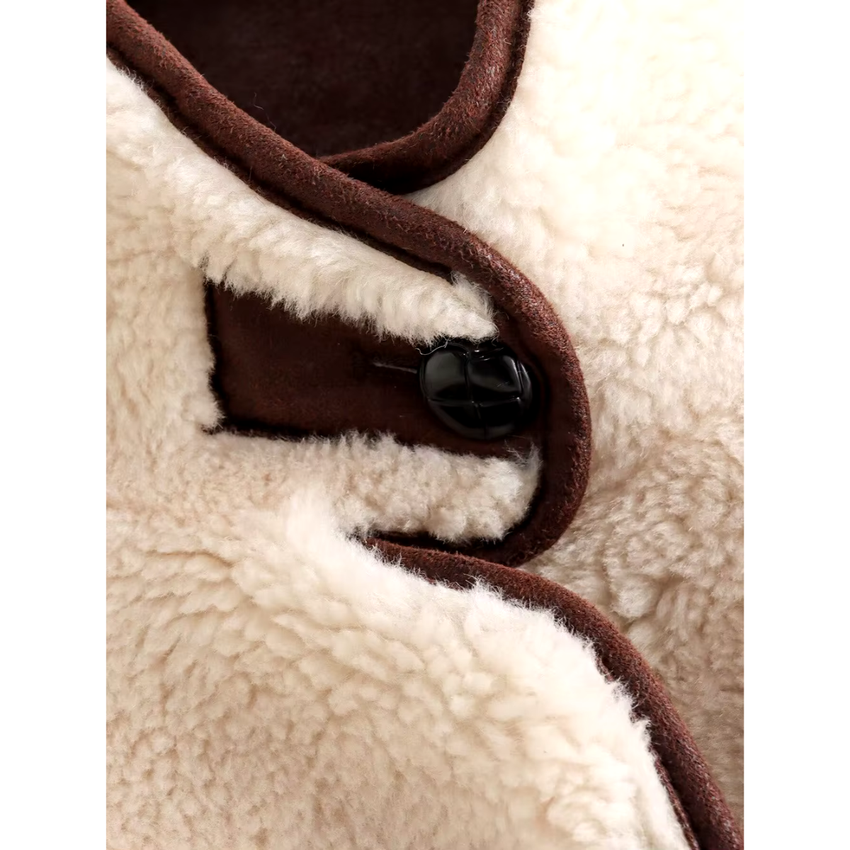 Janela - Dames fleece jas met staande kraag