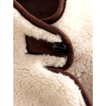 Janela - Dames fleece jas met staande kraag