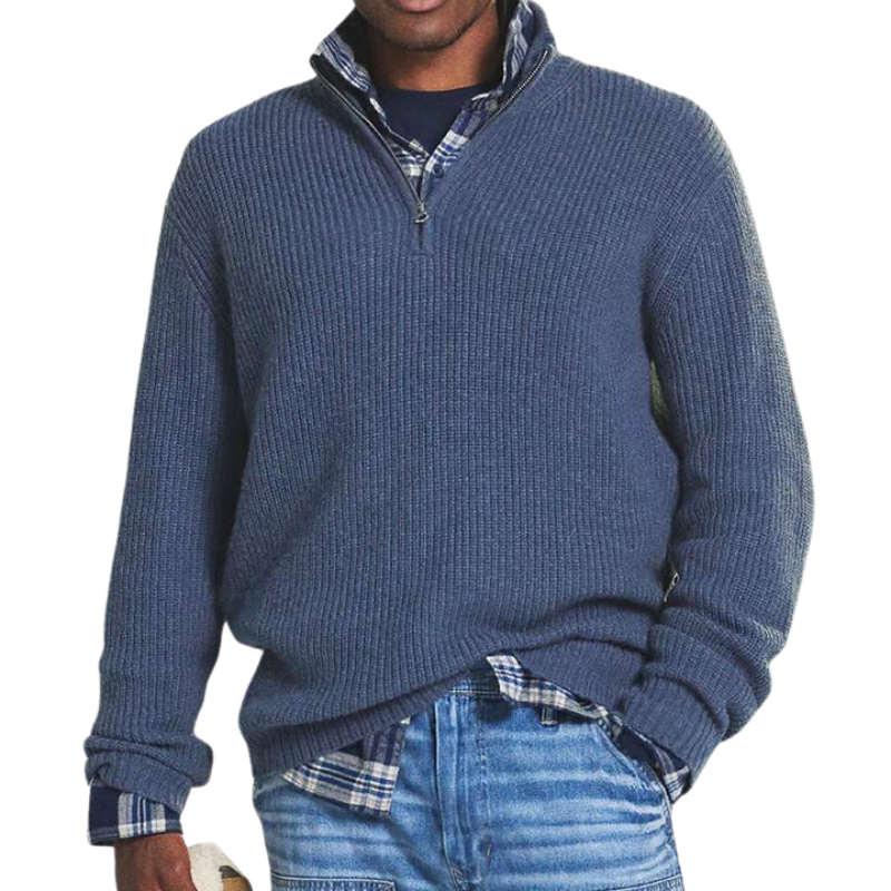 William - Casual lichtgewicht half-zip trui