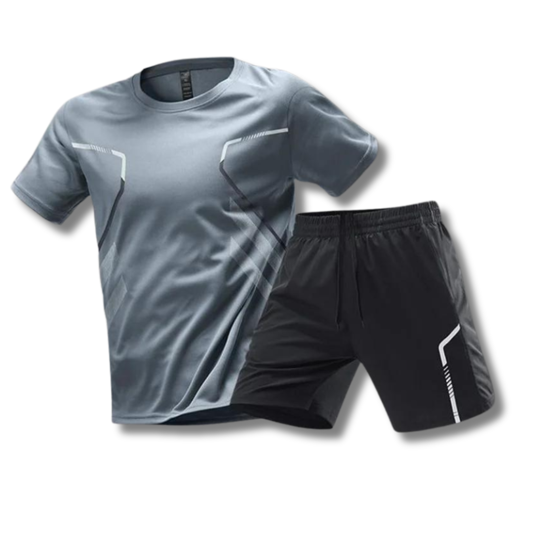 Federico – Padel sport outfit voor heren met ademend shirt en short