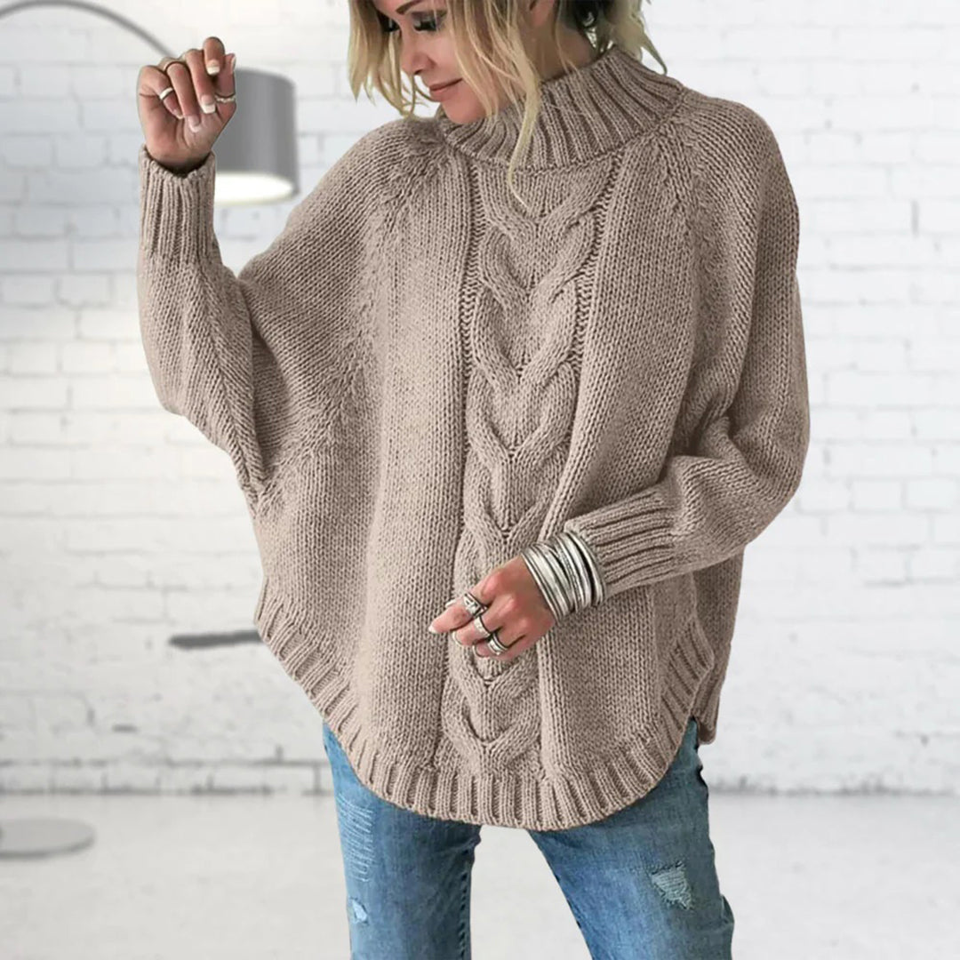 Madie - Gebreide oversized coltrui voor dames