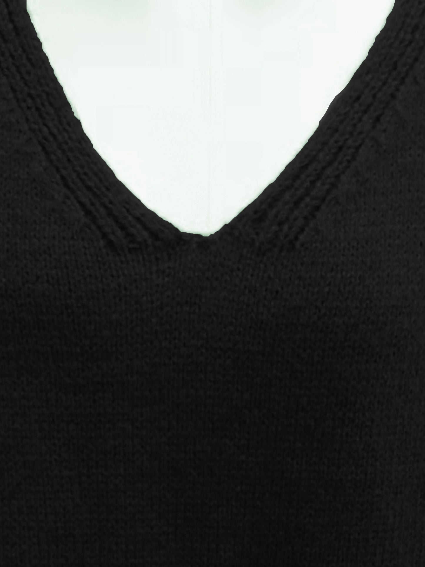Robbie - Oversized eenvoudige trui met V-hals voor rondingen