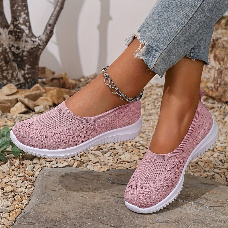 Agnieszka - Dames slip-on sneakers met flexibele zool