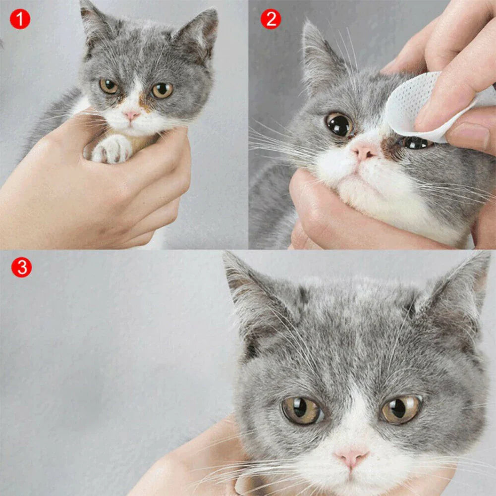 FreshEyes PetCare – Milde Reinigingspads voor Schone en Gezonde Dierenogen