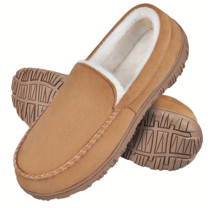 Eilidh - Vrouwen knusse slip-on loafers met imitatiebont voering