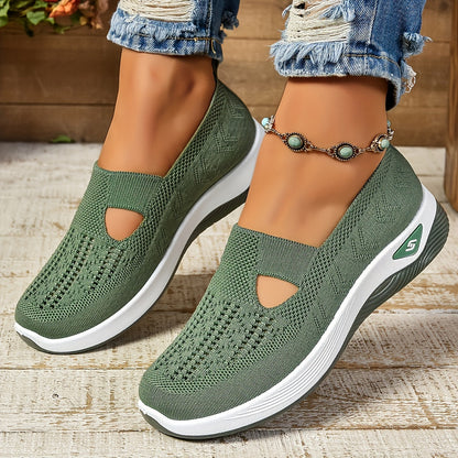 Serilda - Luchtige slip-on sneakers met sleehak voor dames