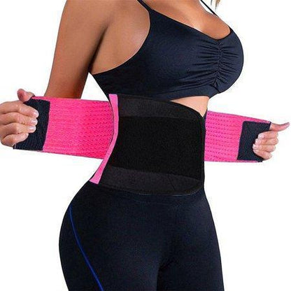 Aanpasbare taille trainer riem met dubbele compressiebanden