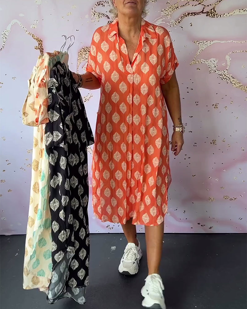 Paula - Zomerjurk met kraag en luchtige pasvorm voor dames