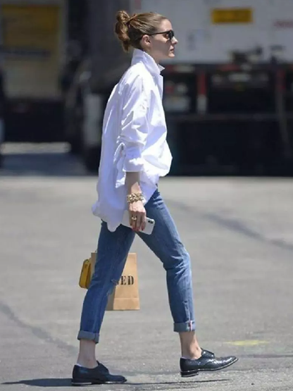 Cecile - Oversized dames overhemd met lange achterkant