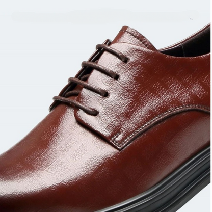 Elevated - Verhoogde nette lederen herenschoenen voor extra lengte