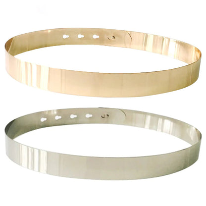 Elegante verstelbare metalen tailleriem