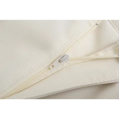 Larga - Dames casual broek beige