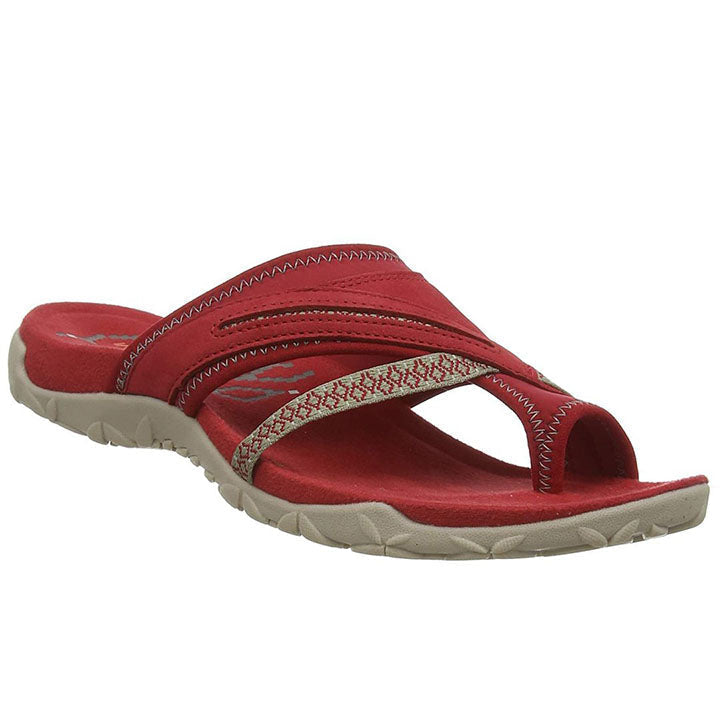 Marley - Suede sandalen dames extra demping