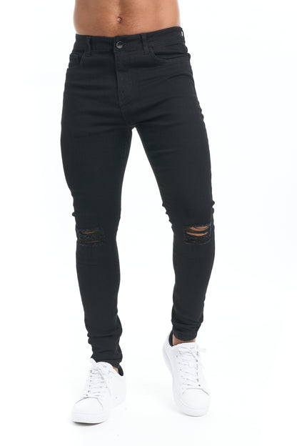 Thurston - Gescheurde knie slim-fit jeans