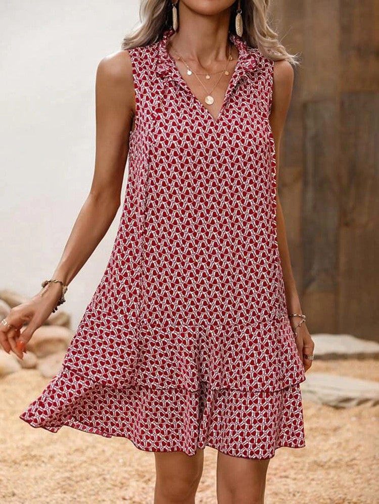 Julia – Elegante midi jurk patroon lente