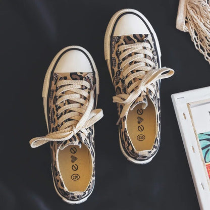 Ysabel - Dames canvas sneakers met plateau