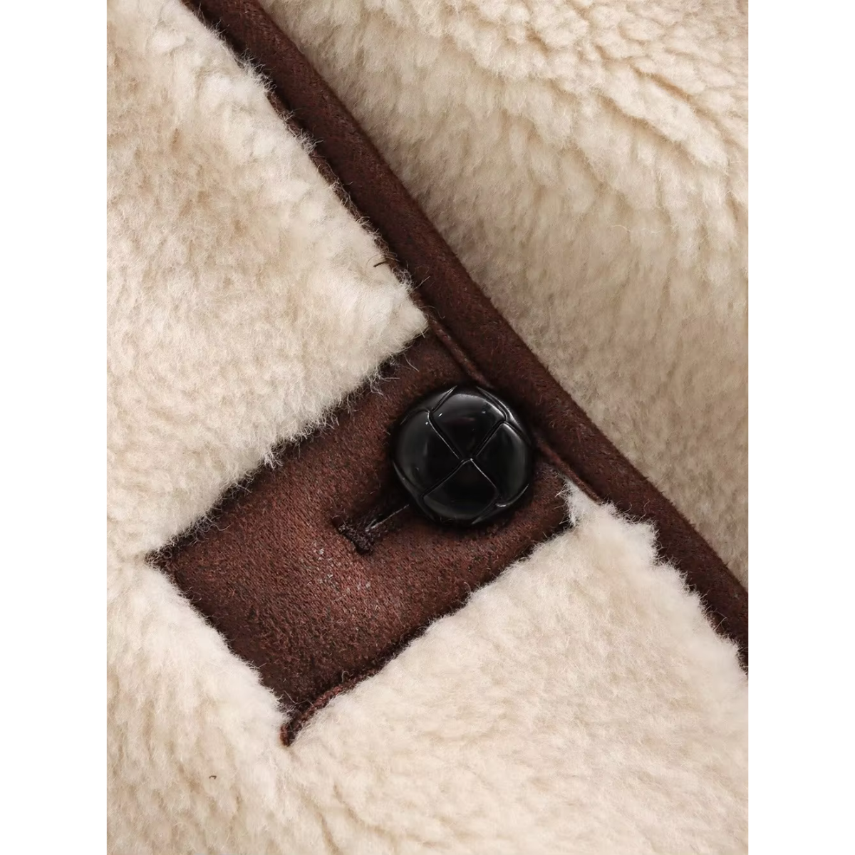 Janela - Dames fleece jas met staande kraag