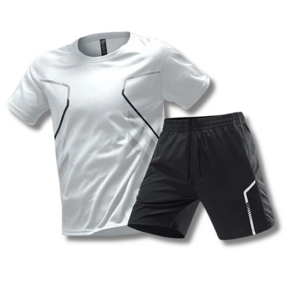 Federico – Padel sport outfit voor heren met ademend shirt en short