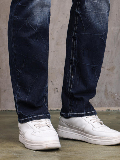 Heren Denim Normale Pasvorm Stretch Jeans - Ethan