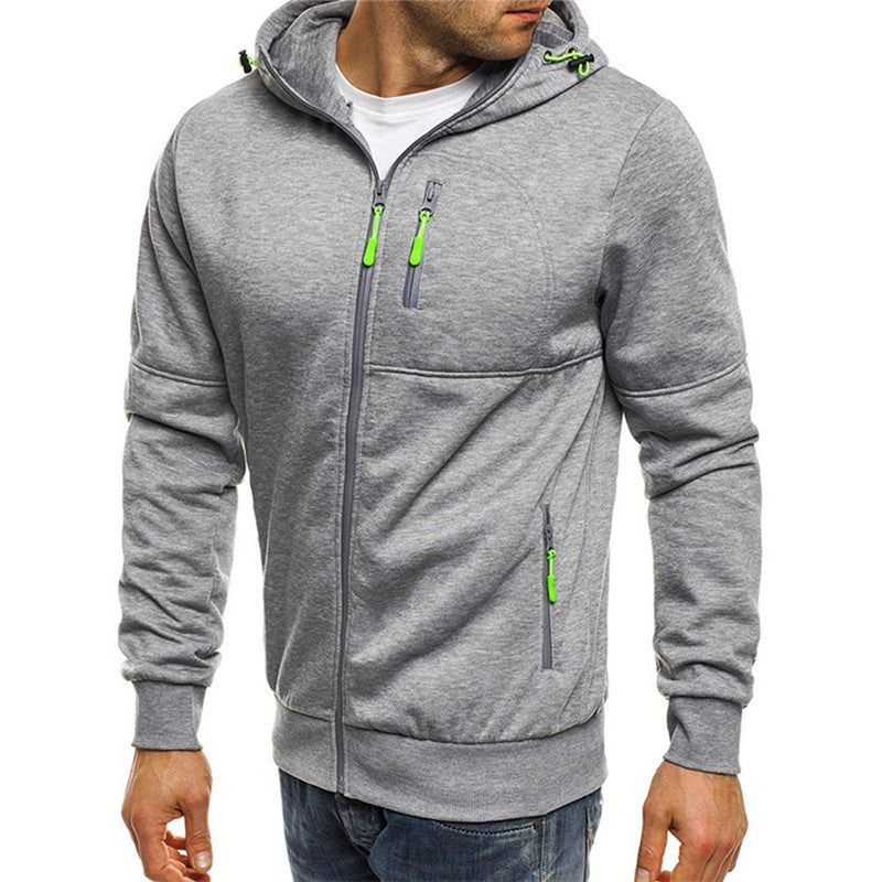 Elias - Slankmakende hoodie met rits en capuchon