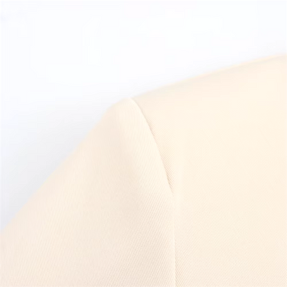 Dyna - Vintage beige dubbele knoop