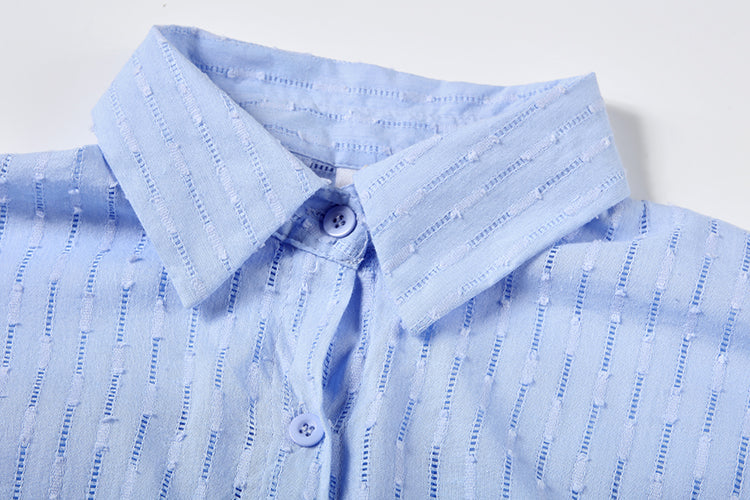 Camilla - Dames set met losvallende blouse en luchtige short