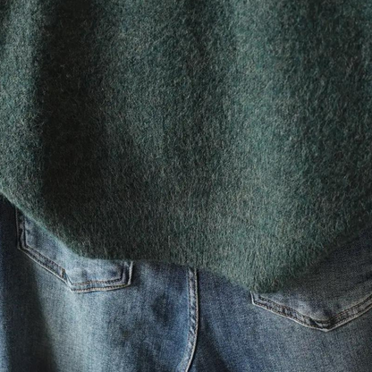Narda - Los gebreid gebloemd vest voor dames