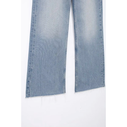 Fae - Flare damesjeans met hoge taille