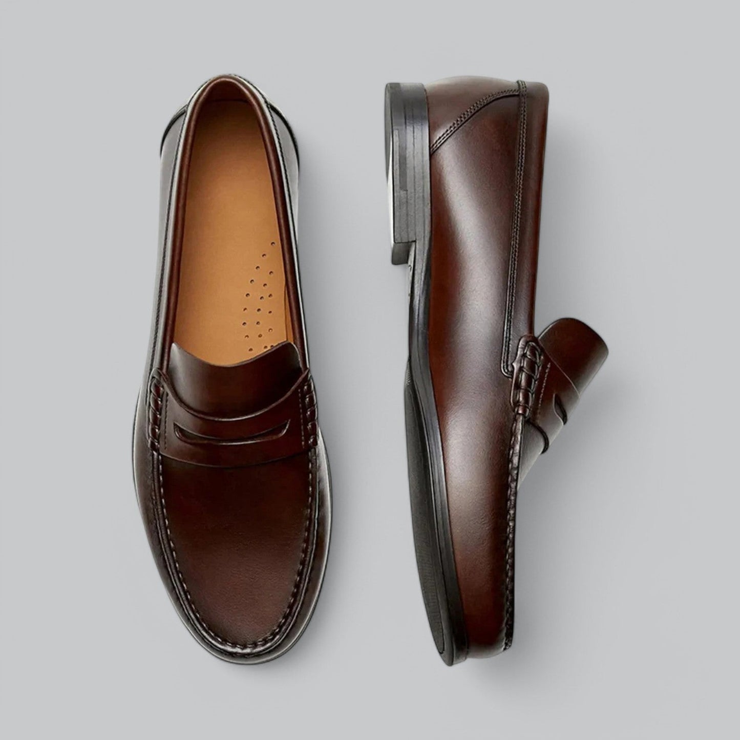 Tancred - Herenloafers met strakke belijning en klassieke afwerking