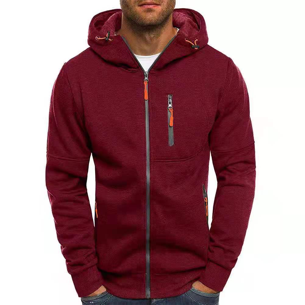 Elias - Slankmakende hoodie met rits en capuchon