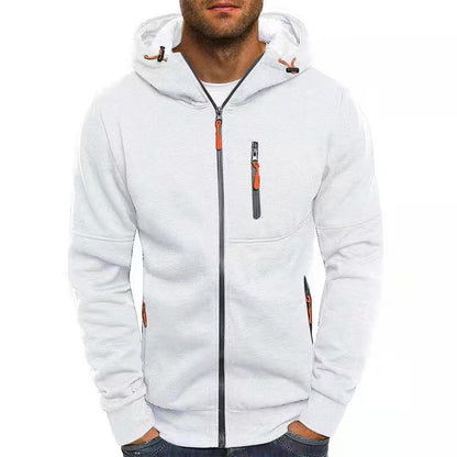 Elias - Slankmakende hoodie met rits en capuchon