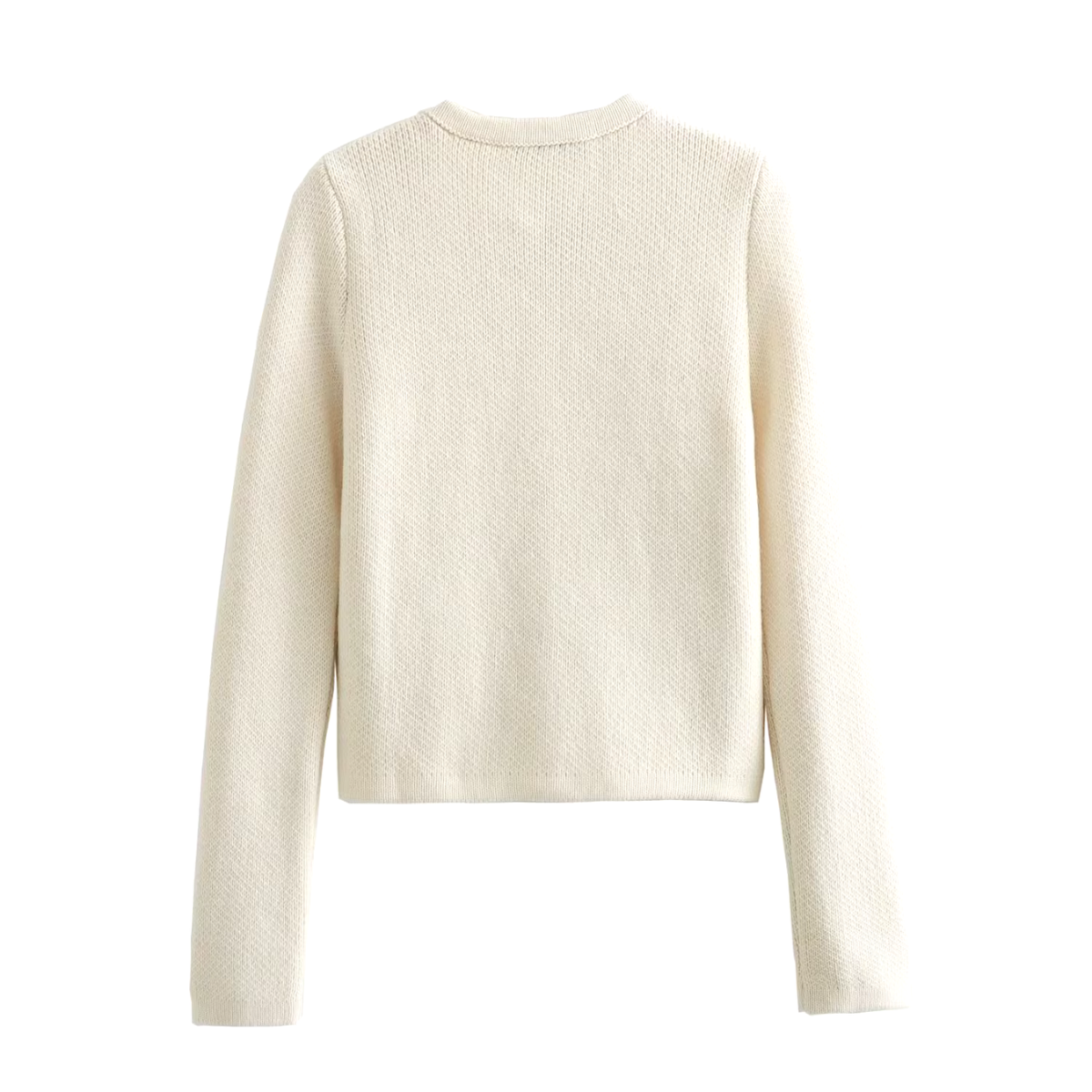 Levine - Wit Chic vest met knoopjes voor dames
