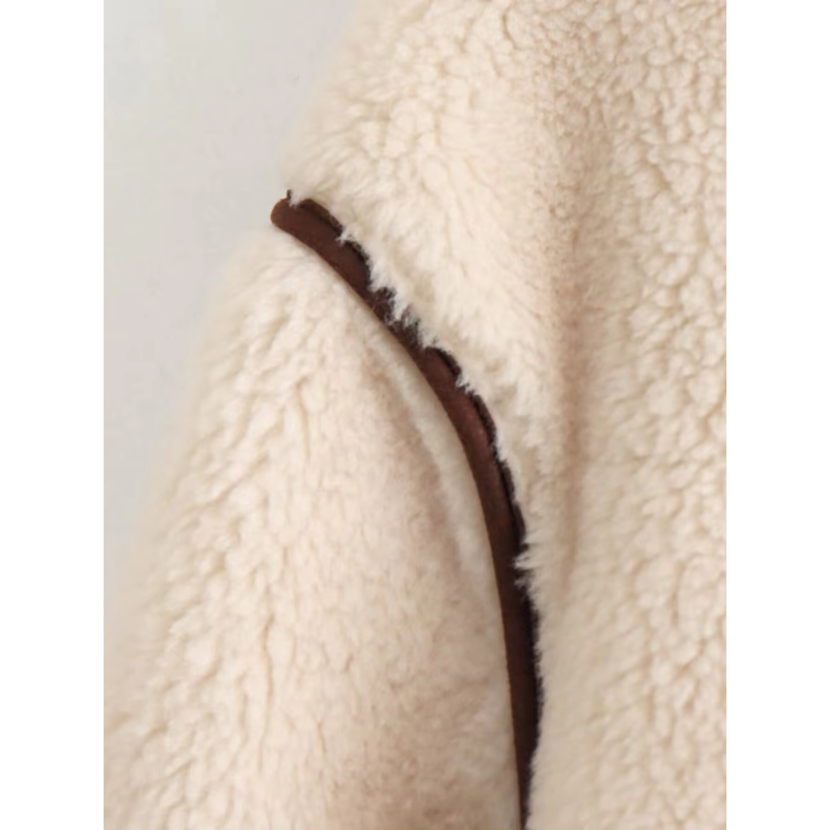Janela - Dames fleece jas met staande kraag