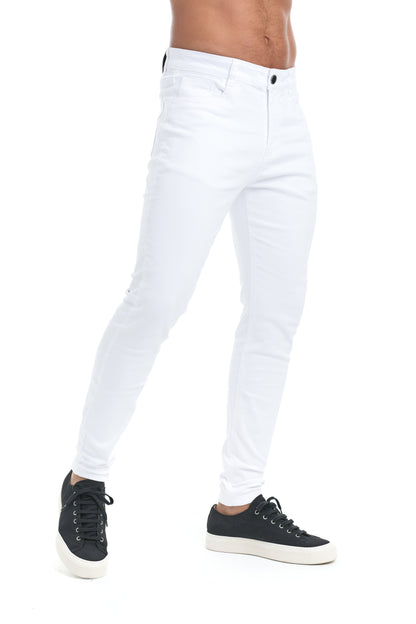 Harris - Heren slim-fit stretch broek met hoge tailleband