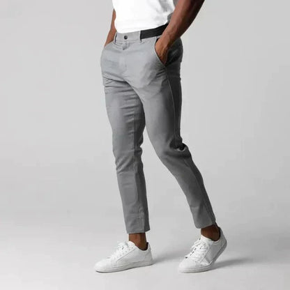 Niles - Slim-fit stretch chino herenbroek