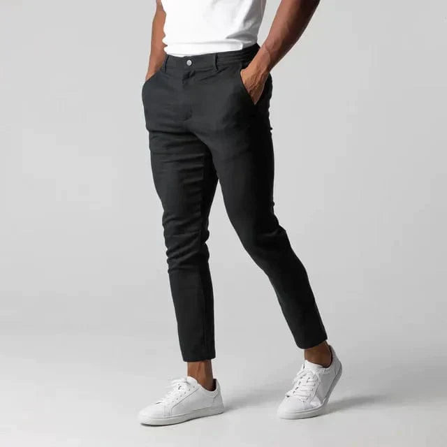 Niles - Slim-fit stretch chino herenbroek