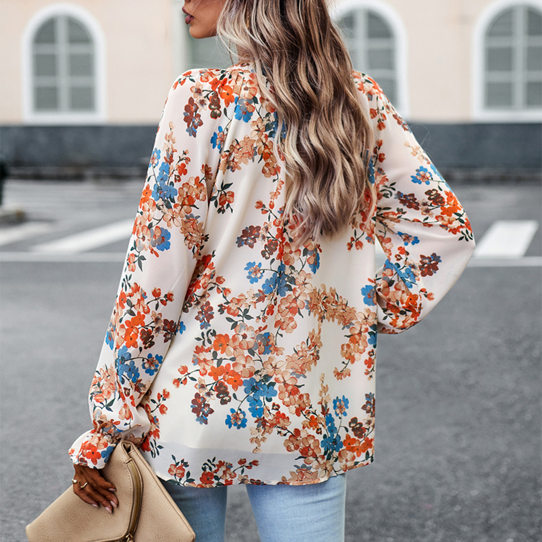 Blossom & Lace - Modieuze bloemenblouse